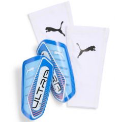 Ultra Flex Sleeve Scheenbeschermers Blauw/Wit