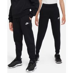 Nike Club Fleece Joggingsbroek Junior Zwart/Wit_1