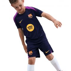 FCB Dri-Fit Strike T-shirt & Short Junior Donkerblauw/Paars/Geel _1