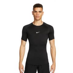 Nike Pro Dri-Fit Tight Korte Mouw Zwart_1