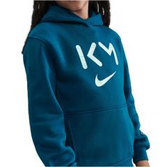 Kylian Mbappé Club Fleece Joggingspak Curaçao Blauw/Lichtblauw_1