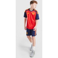 RFEF Spanje Home Shirt & Short WK26 Junior Rood/Marine/Geel_1