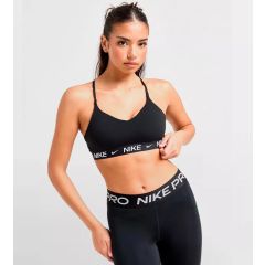 Nike Dri-Fit Indy Light Support Sportbh Zwart/Wit_1