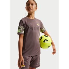 KM Dri-Fit Academy 25 T-shirt & Short Junior Bruin/Lichtgroen/Zwart_1