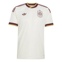 RFEF Spanje Away Shirt WK26 Beige/Bordeaux/Goud_1
