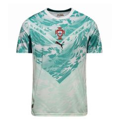 FPF Portugal Away Shirt & Short WK26 Junior Wit/Groen _1