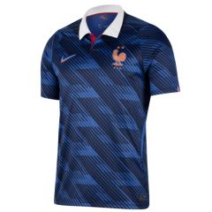 FFF Frankrijk Home Shirt WK26 Donkerblauw/Wit/Brons_1