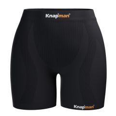 Knapman MIDI Compressie Short Dames 45% Zwart_1