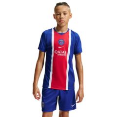 PSG Home Shirt & Short 2026/27 Junior Blauw/Wit/Rood_1