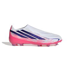 F50 Hyperfast Elite LL FG Junior Wit/Roze/Donkerblauw_1