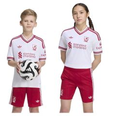 Liverpool FC Away Shirt & Short Junior 2026/2027 Wit/Rood_1